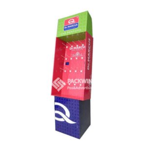 Car Perfume Point Of Purchase Display Folding Pegboard