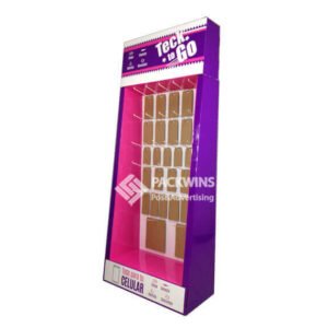 Cell-Phone-Accessories-Corrugated-Portable-Pegboard-Display-1