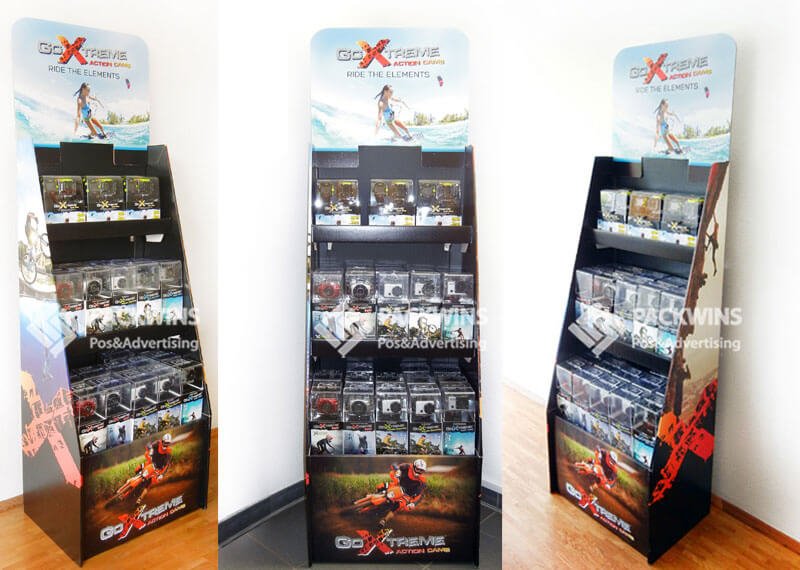 Goextreme Action Camera Corrugated Design Pop Retail Display