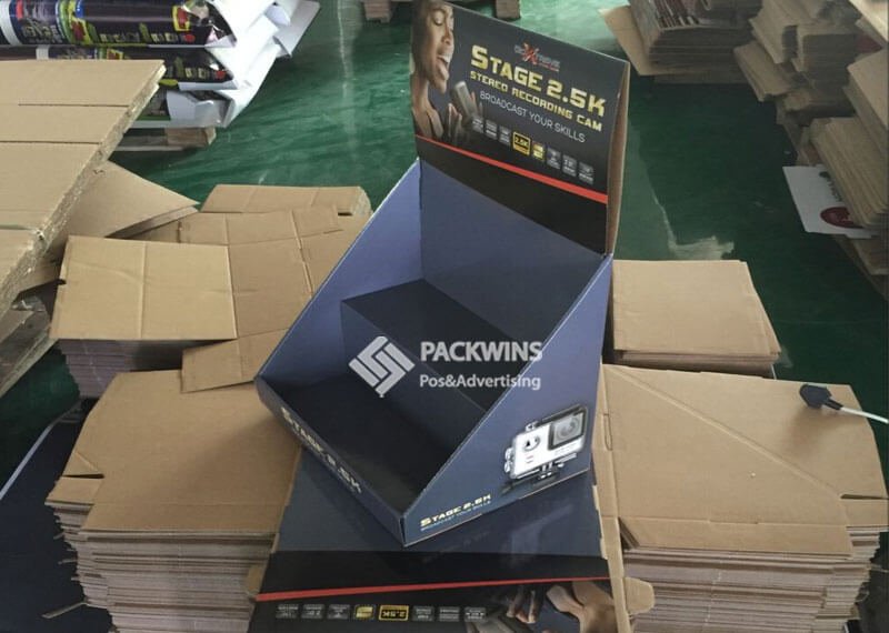 Goxtreme Stereo Recording Camera Cardboard Counter Display