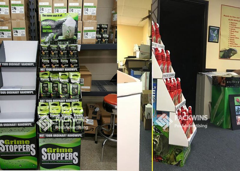 Grime Stopper Pos Cardboard Merchandising Displays