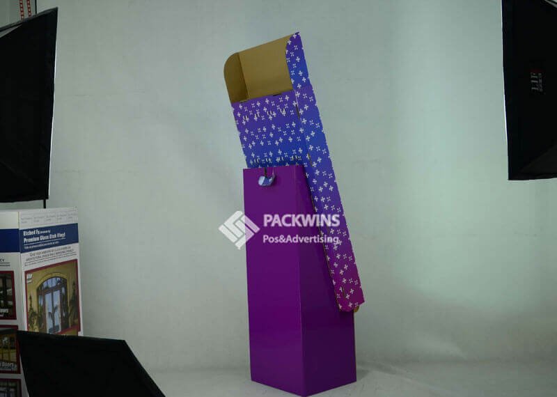 Headband-Point-Of-Sale-Hangsell-Paper-Pegboard-Floor-Rack-1