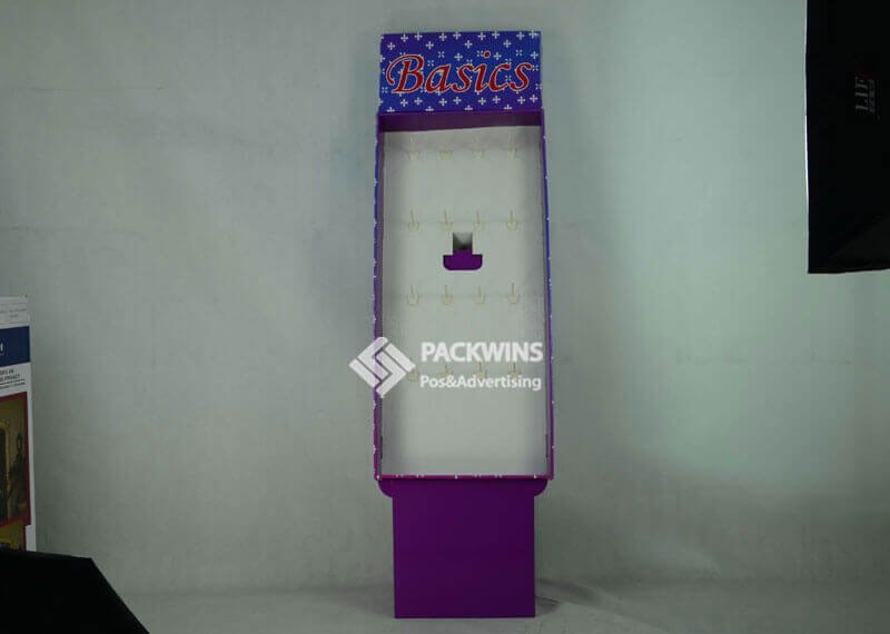 Headband-Point-Of-Sale-Hangsell-Paper-Pegboard-Floor-Rack-3