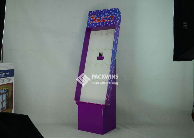 Headband-Point-Of-Sale-Hangsell-Paper-Pegboard-Floor-Rack-4