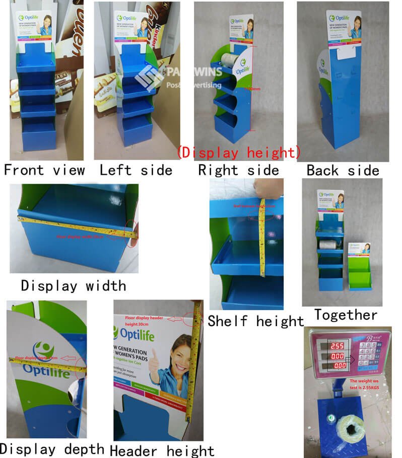 Optilife Sanitary Towel Point Of Sale Display Manufacturers