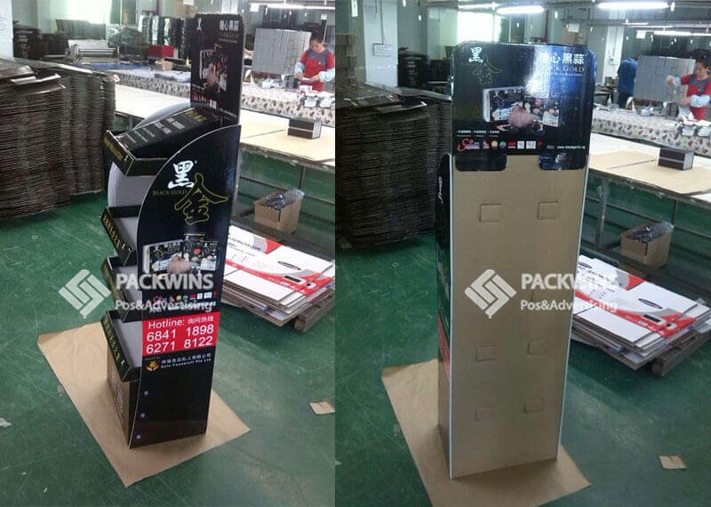 Organic-Black-Garlic-Foods-Cardboard-Exhibition-Display-Stands-1