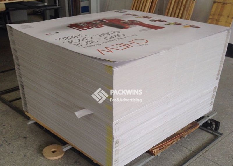 Comparison chart of Flexo, Digital, and Offset printing methods