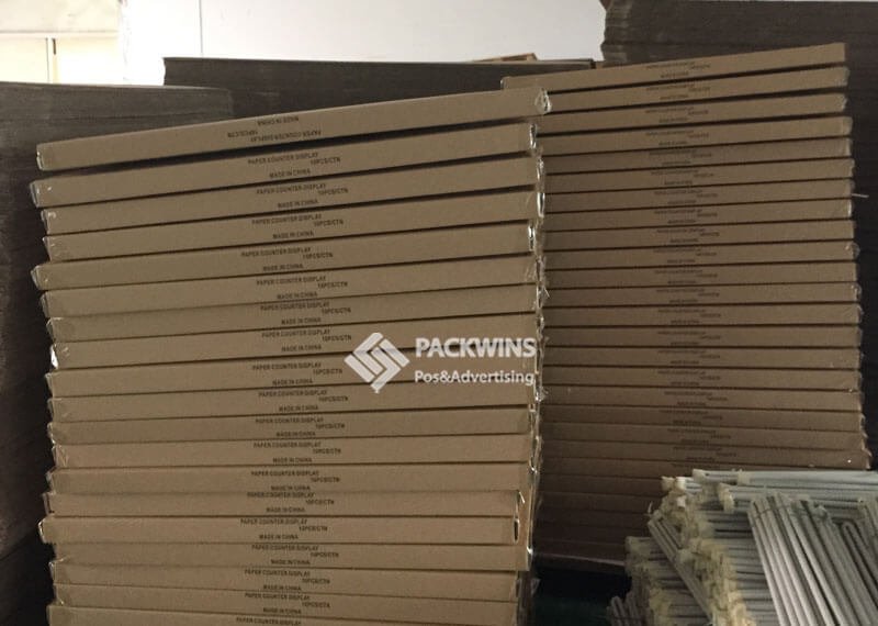 Probiotic Nutrition Foods Retail Cardboard Counter CDU
