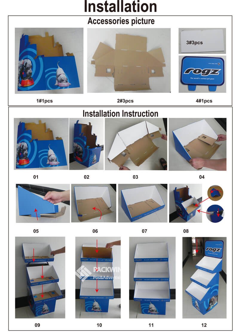 Rogz Pet Bowls Point Of Purchase Display Manufacturers