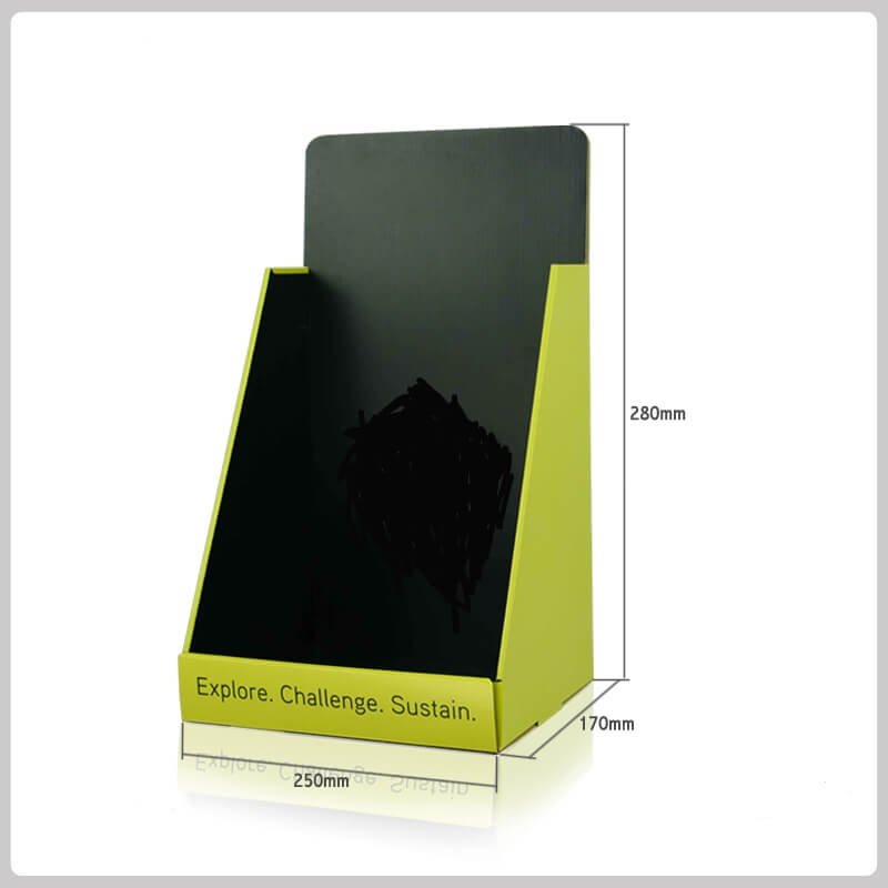 A variety of custom PDQ trays and counter displays
