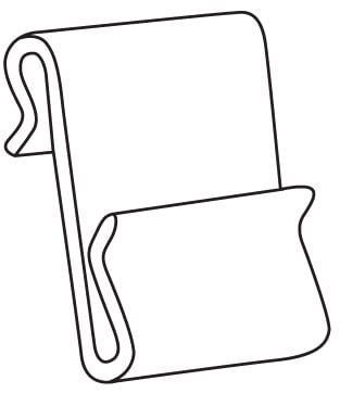 S Hooks for Biglots Lanyard Sidekick Cardboard POP Display