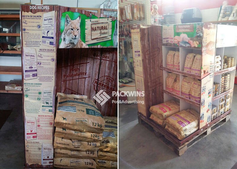 Cardboard-Pallet-POS-Display-for-Pet-Food-Spain-5