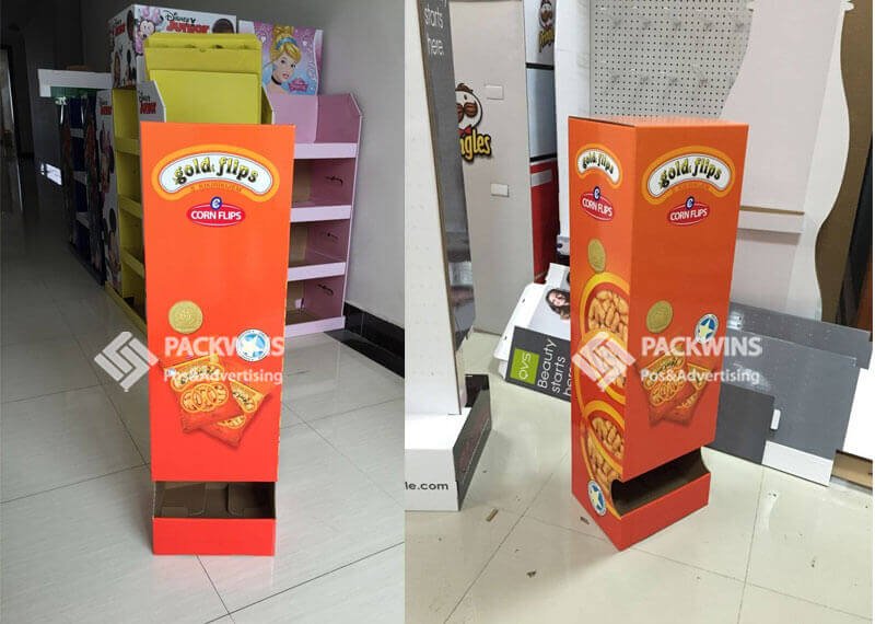 Corn-Flips-Hangsell-To-Wire-Rack-Cardboard-Pop-Up-Standee-1