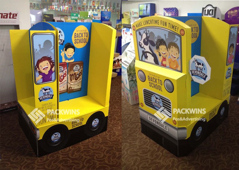 An innovative cardboard POP display designed by Packwins