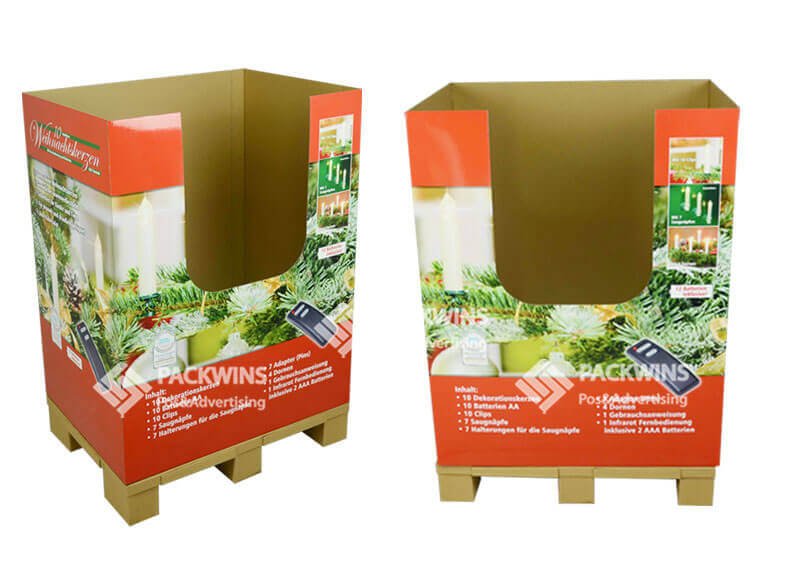 Electronic-Candles-Half-Pallet-POS-Cardboard-Display-1