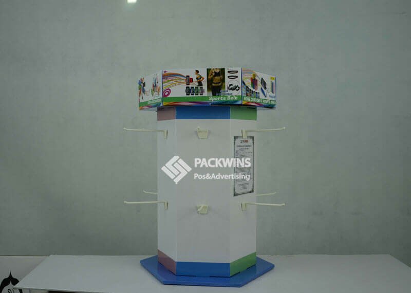 Phone-Charger-and-Power-Bank-Rotating-Corrugate-Display-Stands-1