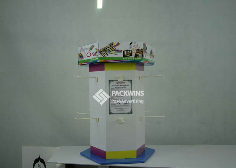 Phone-Charger-and-Power-Bank-Rotating-Corrugate-Display-Stands-3
