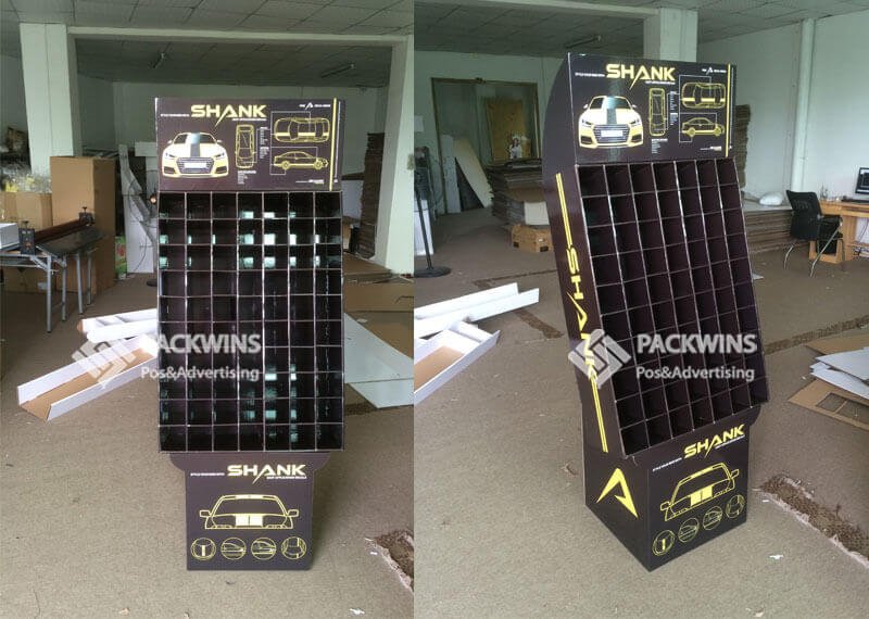 Sourcing Displays from China A busy factory floor producing cardboard displays in China