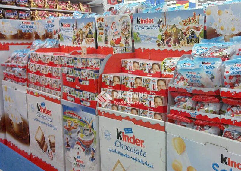 Integrated POP display for a snack food brand