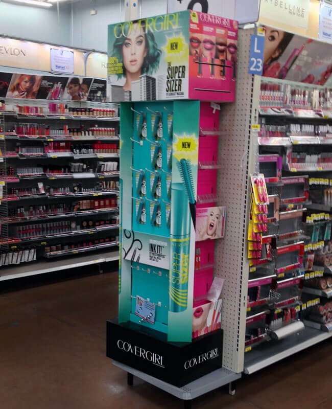 A collage of packaging from major retailers like Walmart, Costco, and Target, highlighting their color schemes.
