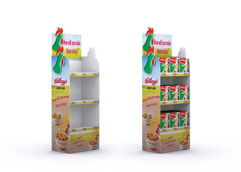 Product Type and Display Height products of different weights placed on different shelf heights