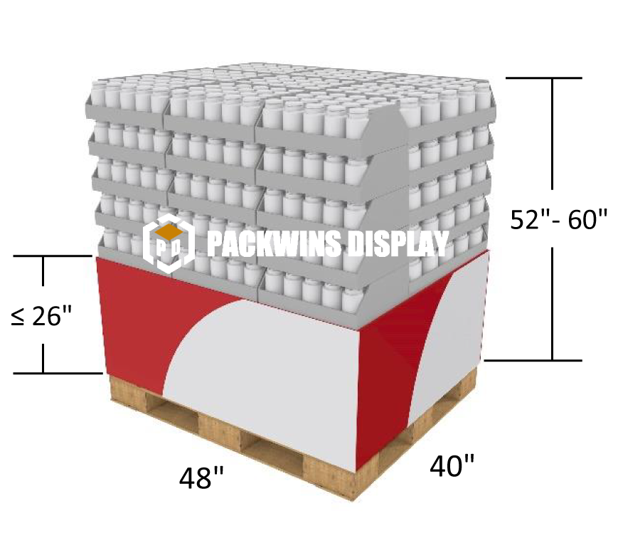 Costco Pallet Wrap False-Bottom Display
