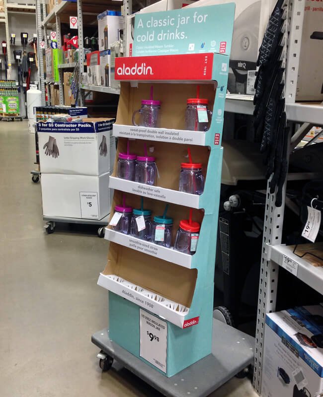 Types of In-Aisle Displays Different types of cardboard in-aisle displays