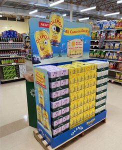 All Cans On Deck Drinks Walmart Stackable Pallet Display