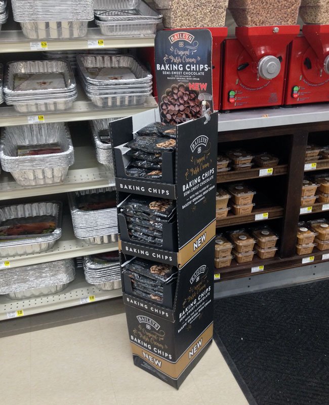 Baileys Baking Chip Floor Display