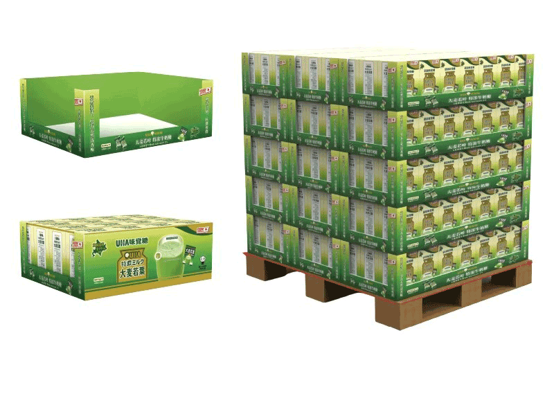 Costco pallet merchandising system Costco pallet display system