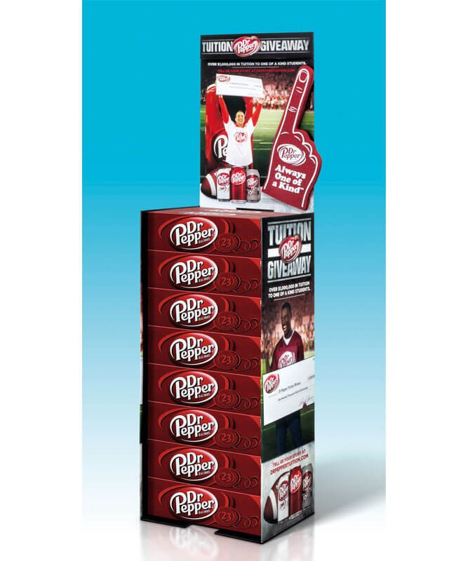 stackable hutch display for premium liquor
