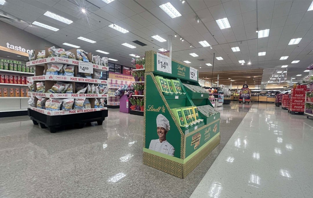 Paper display stand in retail store what is a paper display stand