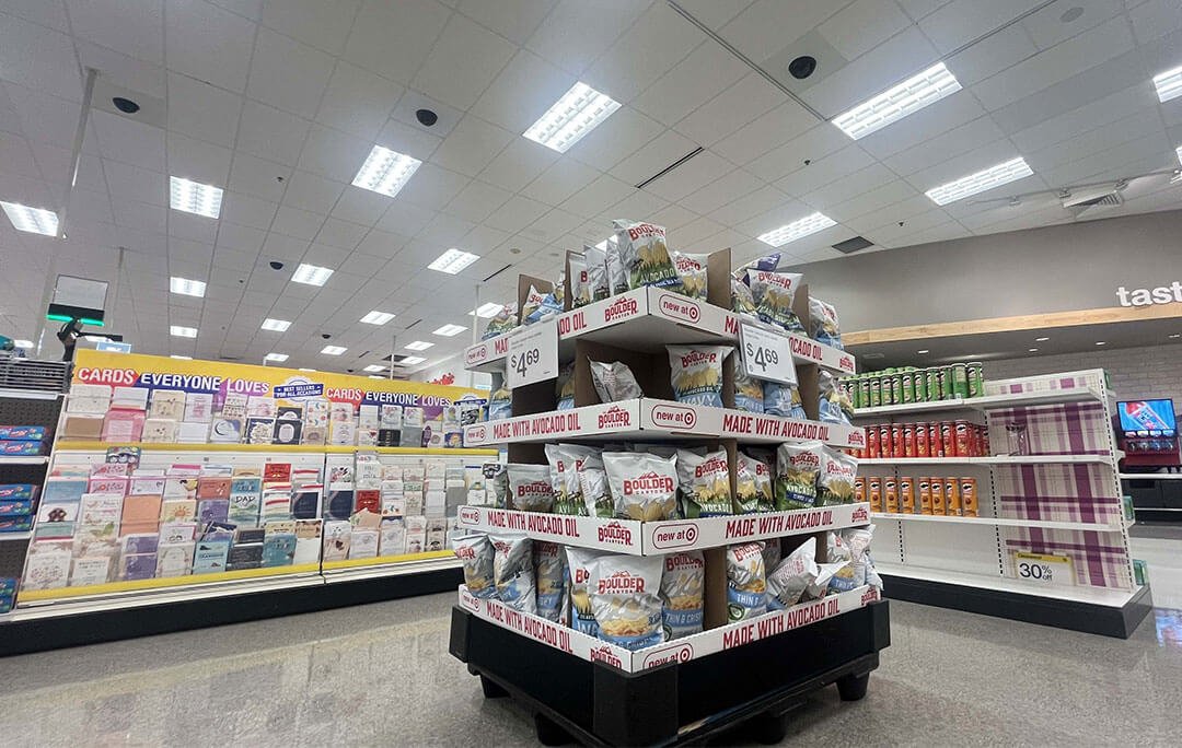 Corrugated cardboard materials for displays corrugated cardboard materials