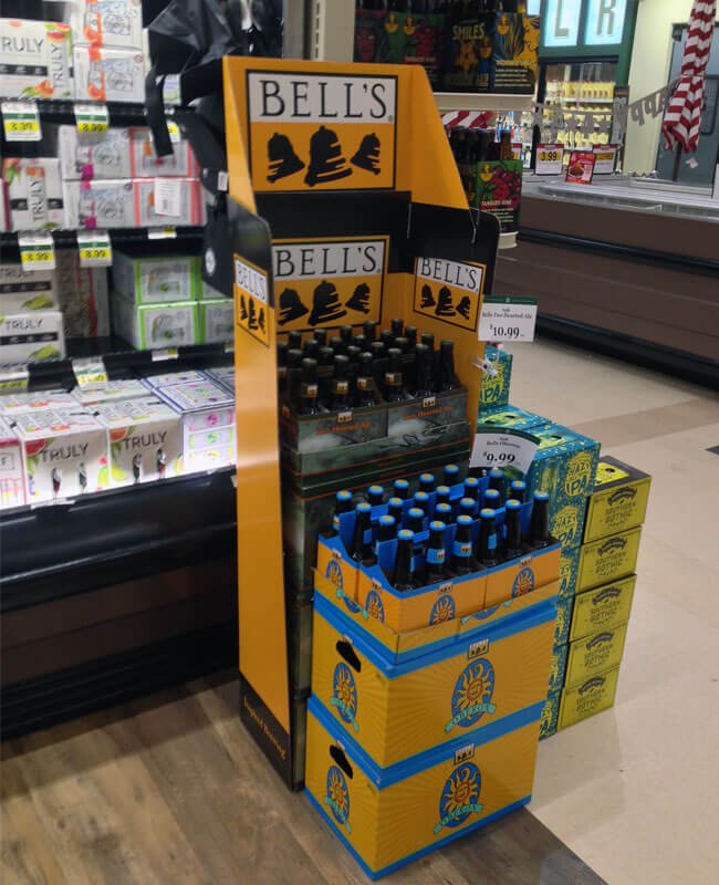 Top Retail Display Manufacturers for North Carolina A collection of custom retail displays in a store aisle