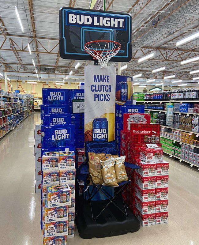 Effective Types of Beverage Displays different types of beverage displays like floor, pallet, and counter displays