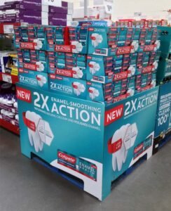 Enamel Colgate Oral Care Costco Pallet Display