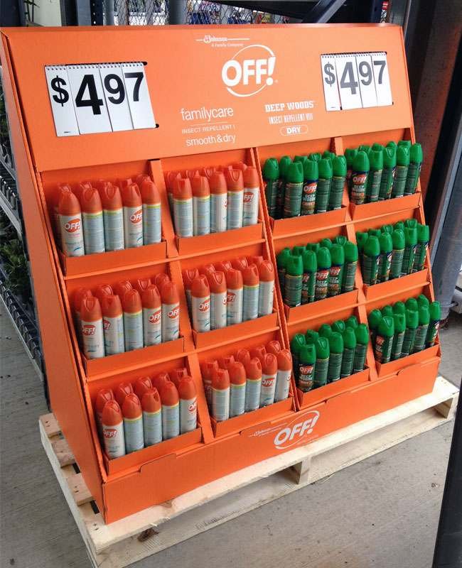 Hidden costs of retail displays An iceberg graphic showing visible display costs above water and hidden costs below