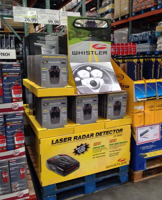 warehouse club cardboard pallet display