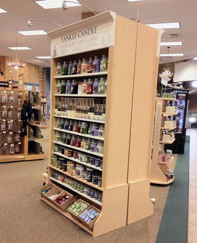 Four main retail display materials Side-by-side comparison of the four main retail display materials