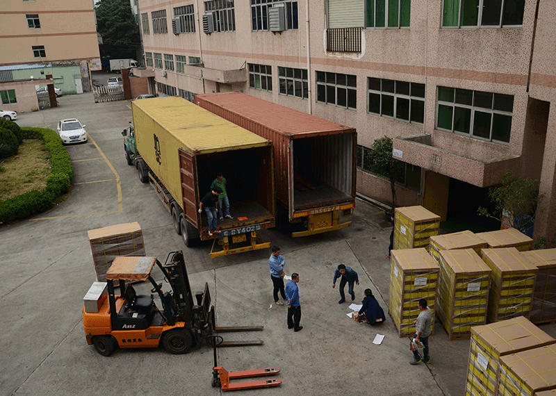 Container-Loading for Disney Cardboard Pallet Display