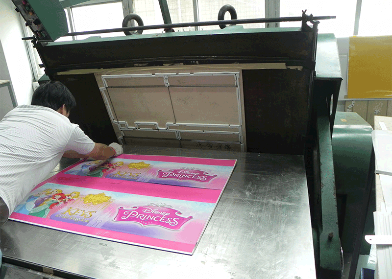 In House Diecutting for Cardboard Display Disney