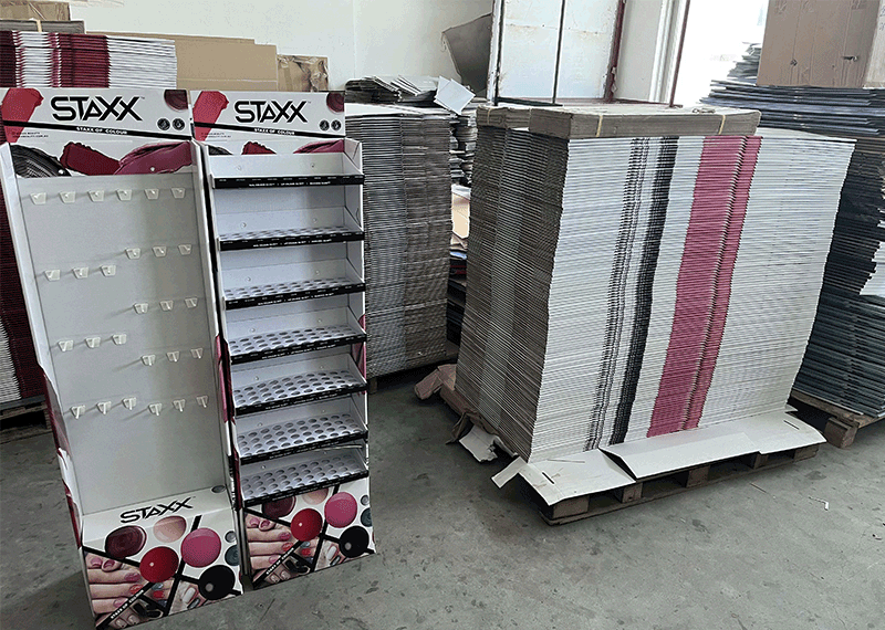In-House Gluing for Cosmetics Retail Display