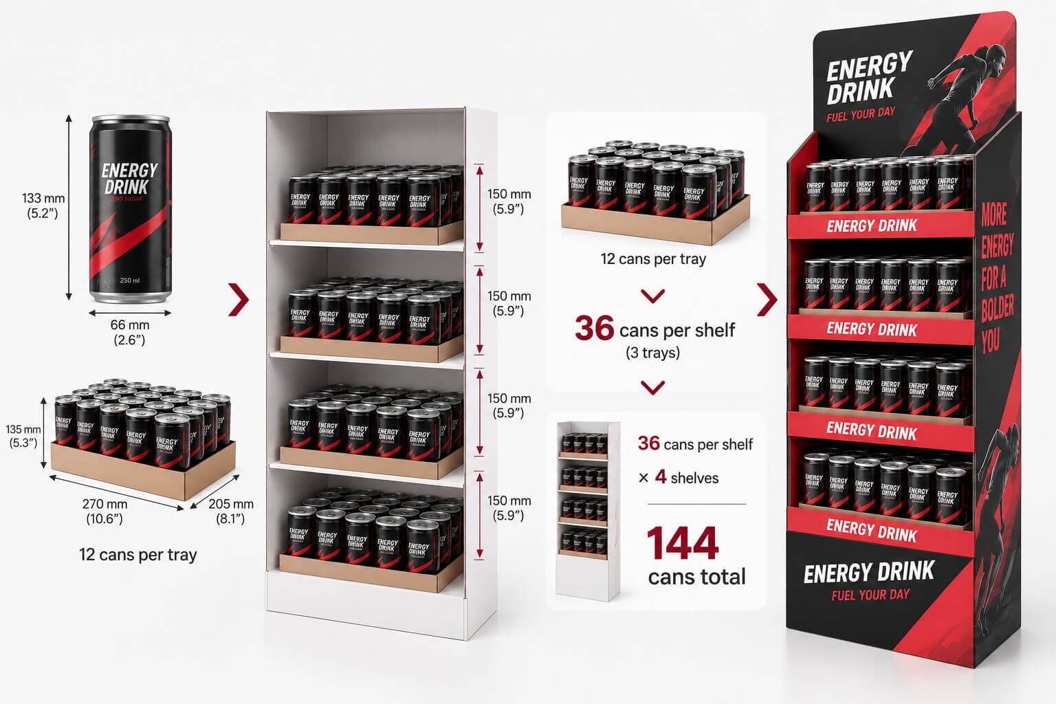 Product Fitness for Cardboard Display
