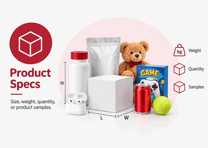 Product Specs for Cardboard Display