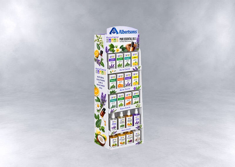 Aura Cacia Essential Oils Display