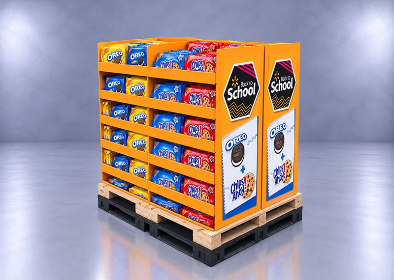 Back to School Oreo and Chips Ahoy! Display PDQ