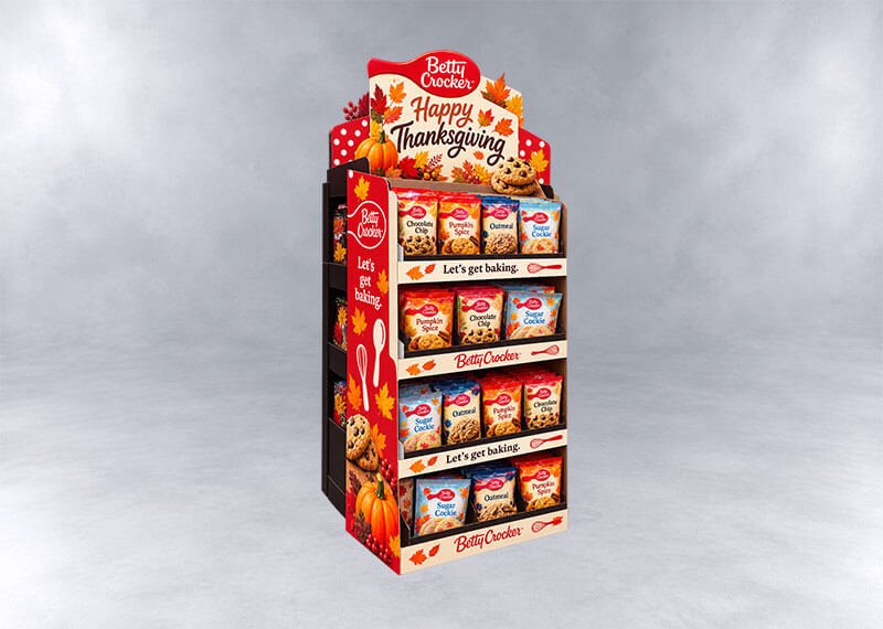 Betty Crocker Thanksgiving Baking Display