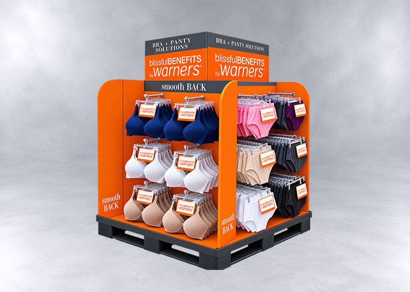 Blissful Benefits Bra and Panty Display