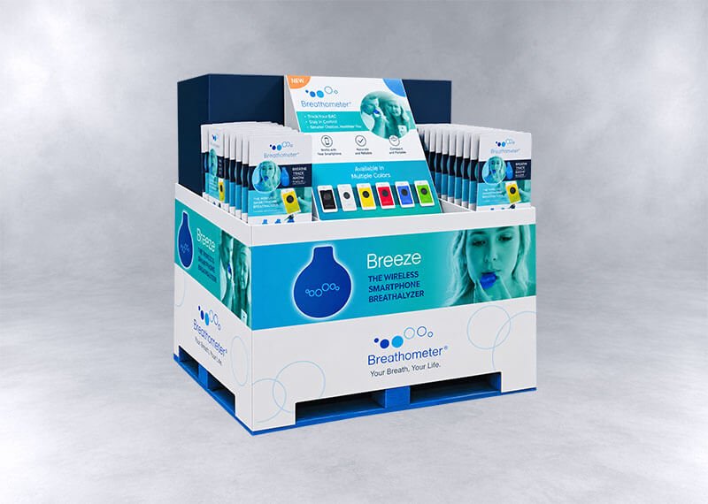 Breezometer Wireless Breathalyzer Sam's Club Display