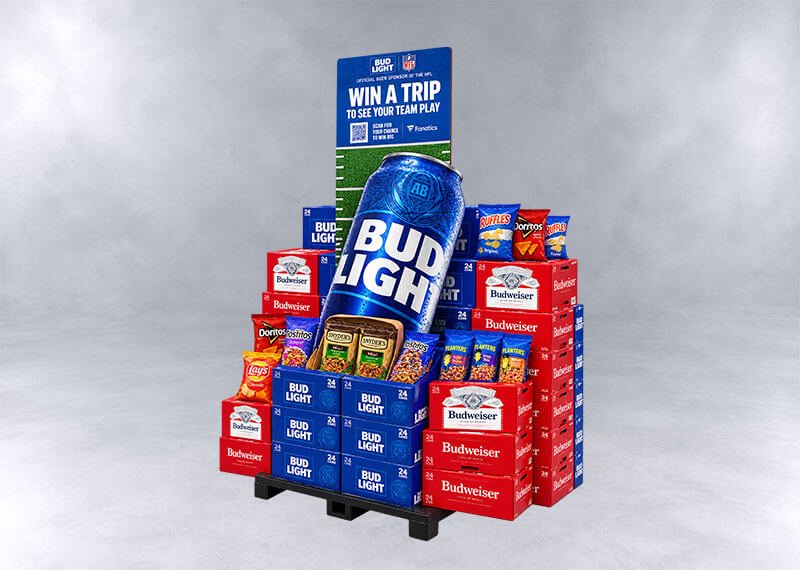 Bud Light Football Tailgate Display